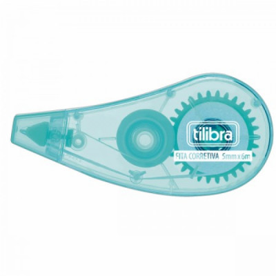 Corretivo Fita Tilibra - Aqua Verde - 5mmx6m