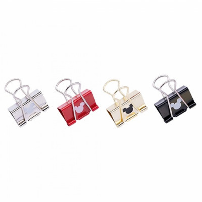 Prendedor Binder Clips Mickey -  6 Unidades 25mm Ref. 22688  - Molin