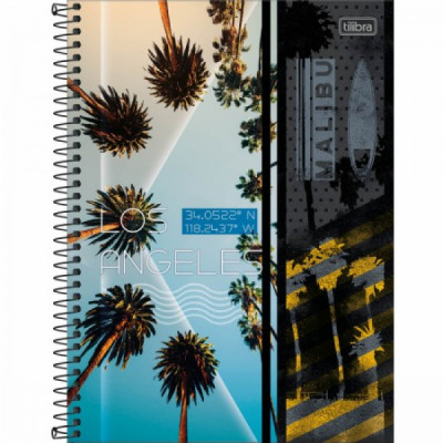 Caderno Universitário Sunset - 1 Matérias 80fls - Tilibra