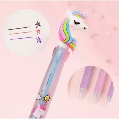 Caneta Unicornio 03 Cores