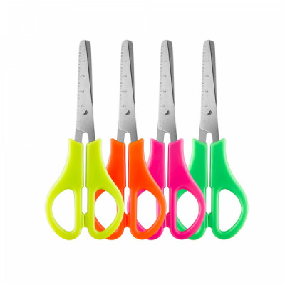 Tesoura Escolar Neon - 13 cm TE1324 - Brw