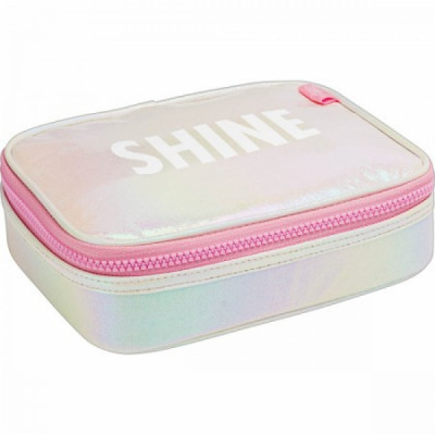 Estojo box Académie Shine rosa- Tilibra