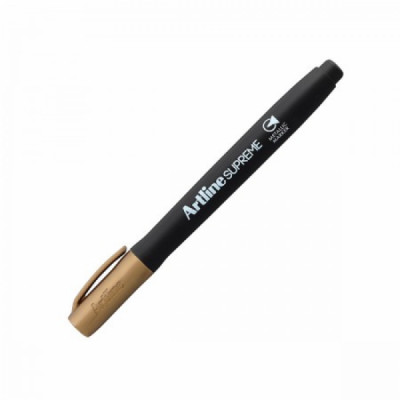 Caneta Permanente Artline Supreme Metallic 790 - Prata / Dourada - Ponta 1.0mm - Tilibra