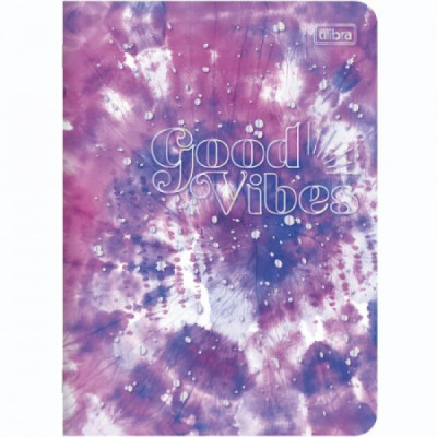 Caderno  Good Vibes  Capa Flexivel - 32fls - Tilibra