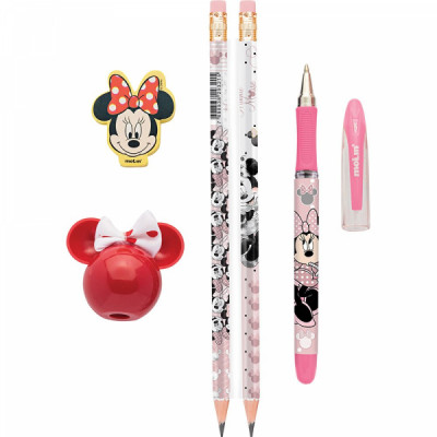 Kit Escolar Minnie - 05 Peças Ref 22330 - Molin