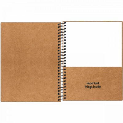 Caderno Colegial Capa Dura Kraftwork 1materia 80fls - Tilibra