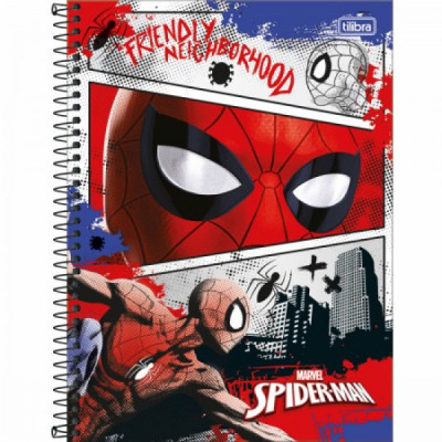 Caderno Espiral Tilibra Spider Man 80fls