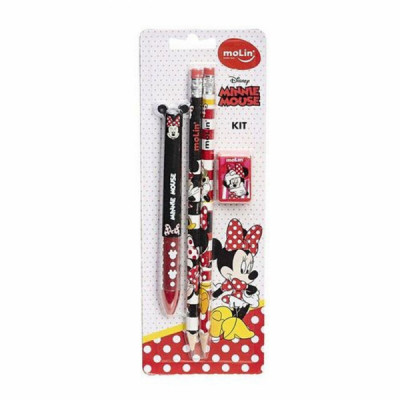 Kit Escolar Minnie - 04 Peças Ref 22326 - Molin