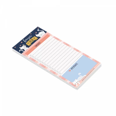 Bloco Note Pad Magnético Cats  - 40fls 90g NP27 - Cartões Gigantes