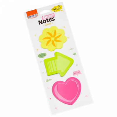 Bloco Aviso Smart Notes Tokens -  3 Blocos