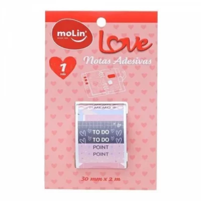 Notas Adesivas Molin Love 2mt - 23368