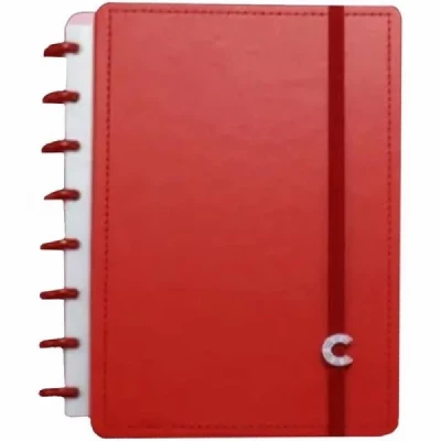 Caderno Inteligente All Red  A5 - 220x115  CIA52094 - Caderno Inteligente