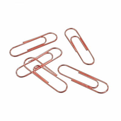 Clips 28mm com 120un  Rose Gold - Tilibra