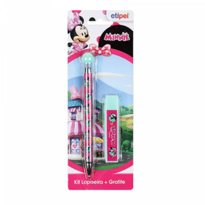 Kit Etipel Lapiseira + Grafite Minnie - DYP004