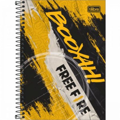 Caderno Espiral Tilibra Free Fire 80fls