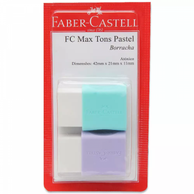 Borracha Faber Castell Max Tons Pastel 2 unidades