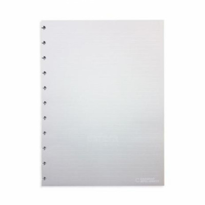 Refil Caderno Inteligente Branco  Liso A5 - 50fls 200x140  - 90g - Caderno Inteligente