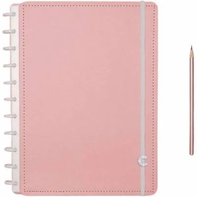 Caderno Inteligente Rose Pastel - Grande 280x215 CIGD4081- Caderno Inteligente