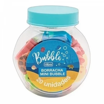 Borracha Mini Bubble Tilibra 20 unid