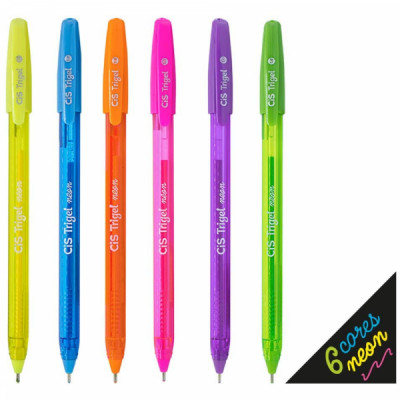 Caneta Cis Trigel Neon 06 Cores