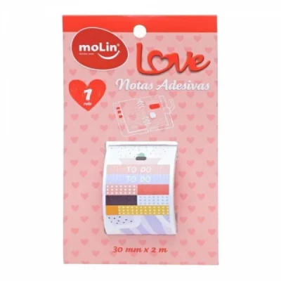 Notas Adesivas Molin Love 2mt - 23370