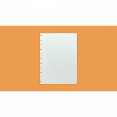 Refil Caderno Inteligente Branco Liso Grande - 50fls 275X200 - 90g - Caderno Inteligente