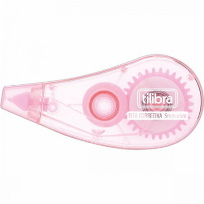 Corretivo Fita Tilibra - Rosa Claro -  5mmx6m