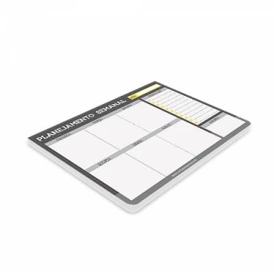 Bloco Week Planner  Semanal Urban  - 60fls 90g  17x24  BW74 - Cartões Gigantes