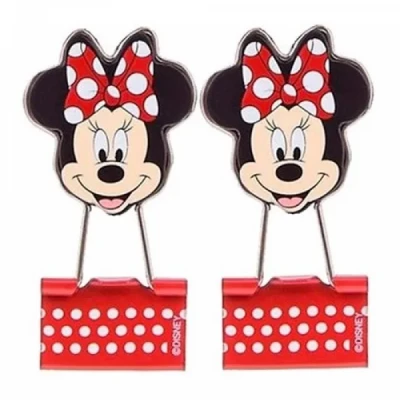 Clip Metálico Binder Molin Minnie c/2