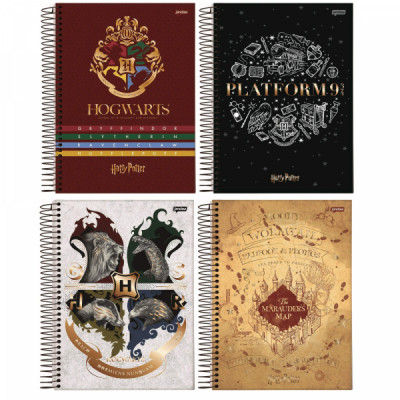 Caderno Colegial Harry Potter - 01 Materia 80fls - Jandaia