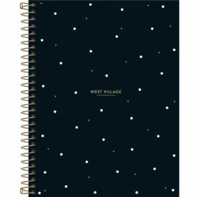 Caderno Tilibra West Village Colegial 1 mat 80 fls