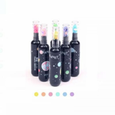 Kit Caneta Marca Texto Planeta  Galaxia -  06 Cores Neon TF167