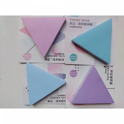 Bloco Lembrete Triangular Cores - 95258