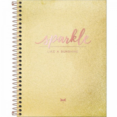 Caderno Colegial Espiral Cambridge Shine 1 materia 80 fls - Tilibra