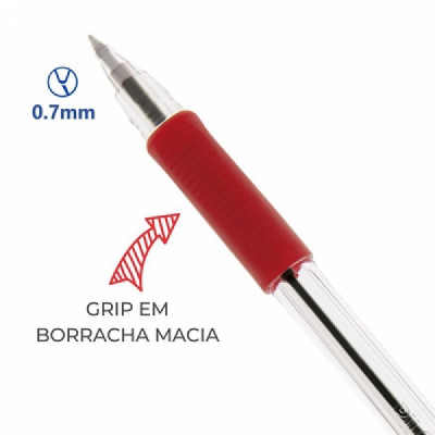 Caneta Esferografica BPS Grip 0.7 -Pilot