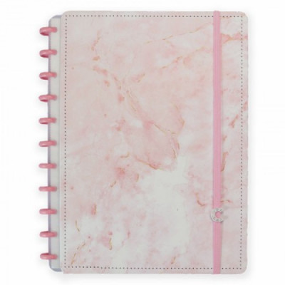 Caderno Inteligente Pink Marble Dream - Grande 280x215 CIGD4101 - Caderno Inteligente