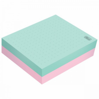 Bloco Anotações Tilembrete Pontilhado 100 fls - 50fls Verde / 50fls Rosa- 80x91 - Tilibra