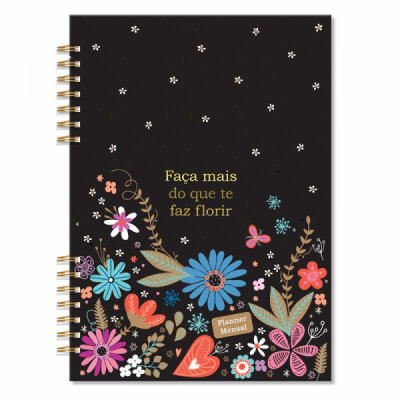 Planner Compacto  Mensal Fiore - 6714 - Fina Ideia