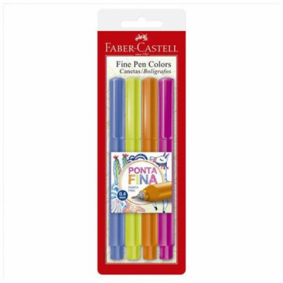 Caneta Fine Pen Colors Ponta Fina 0.4mm Faber Castell - FPB/ES2ZF