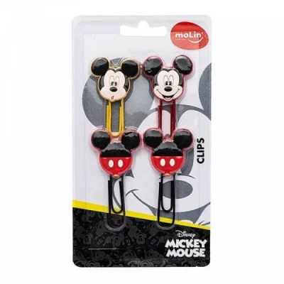 Clips Molin Mickey c/ 4 - 22692