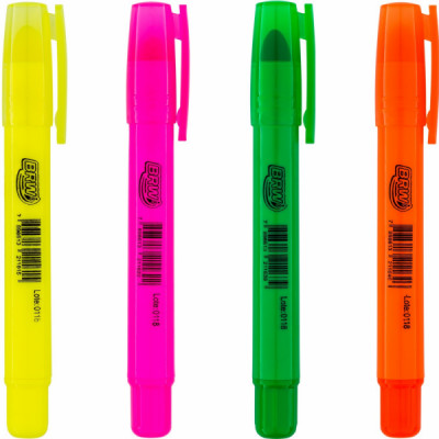 Caneta Marca Texto Gel - Neon - Brw