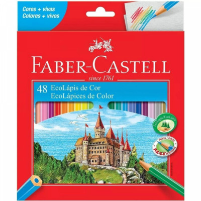 Lápis de Cor 48 cores 120148G - Faber Castell