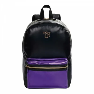 Mochila Sestini Capricho Hello Preto c/ Roxo - 075932-01