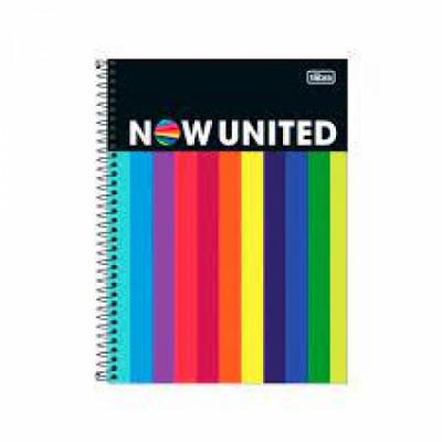 Caderno Espiral Tilibra Now United 80fls 1/4