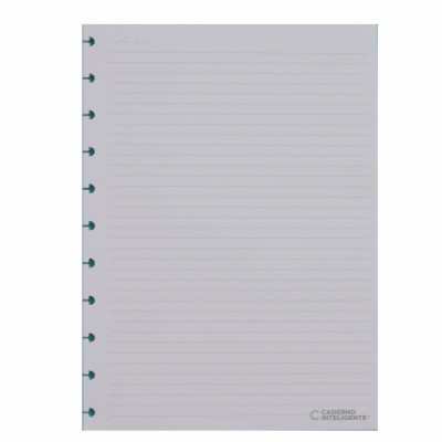 Refil Caderno Inteligente Branco Pautado - Grande  50fls 275X200 - 90g  CIRG4003- Caderno Inteligente