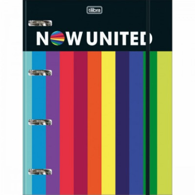 Caderno Fichario Now United - Tilibra