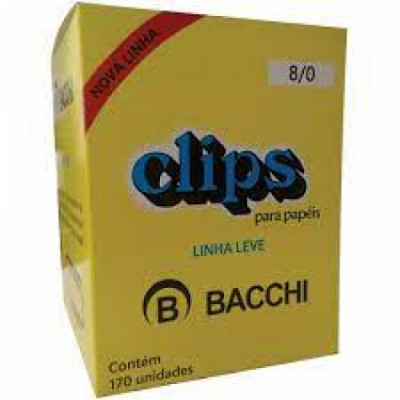 Clips Bachhi Linha Leve 8/0 170 unid