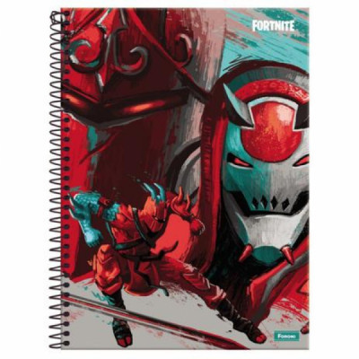 Caderno Universitário Fortnite - 1 Matéria 96fls - Foroni